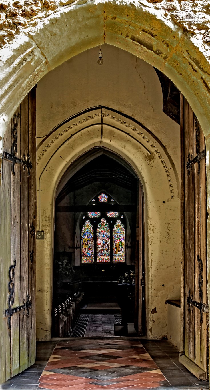 View through the West Porch