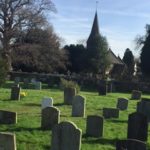 churchyard headstones